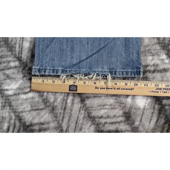 Harley Davidson Jeans Men's 42 X 29 Relaxed Straight Loose Denim Distressed - Picture 6 of 16